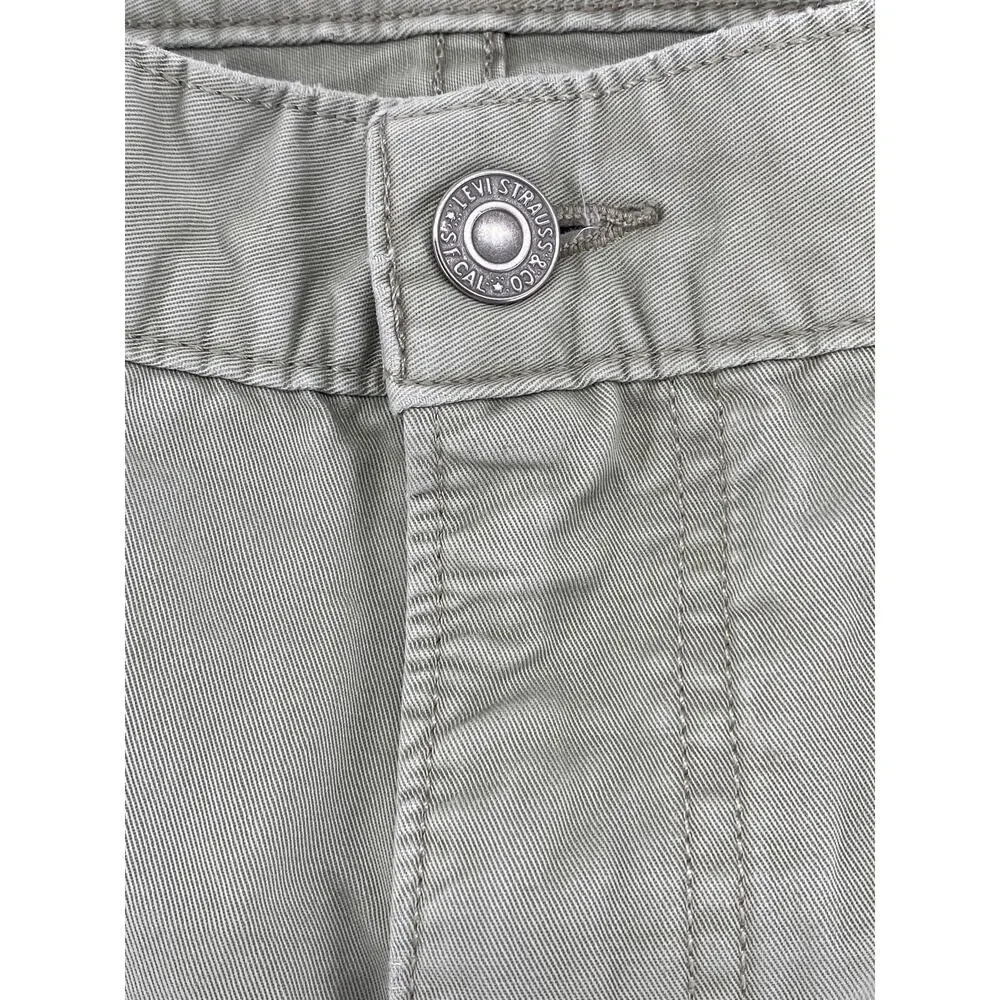 Levi’s Men’s Sage Green Chino Pants Straight Leg Casual Cotton 38x32